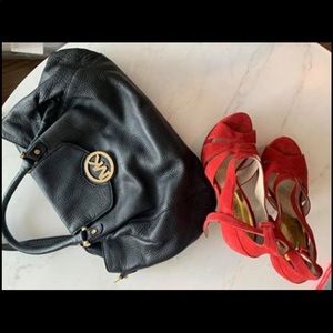 Michael kors red heels